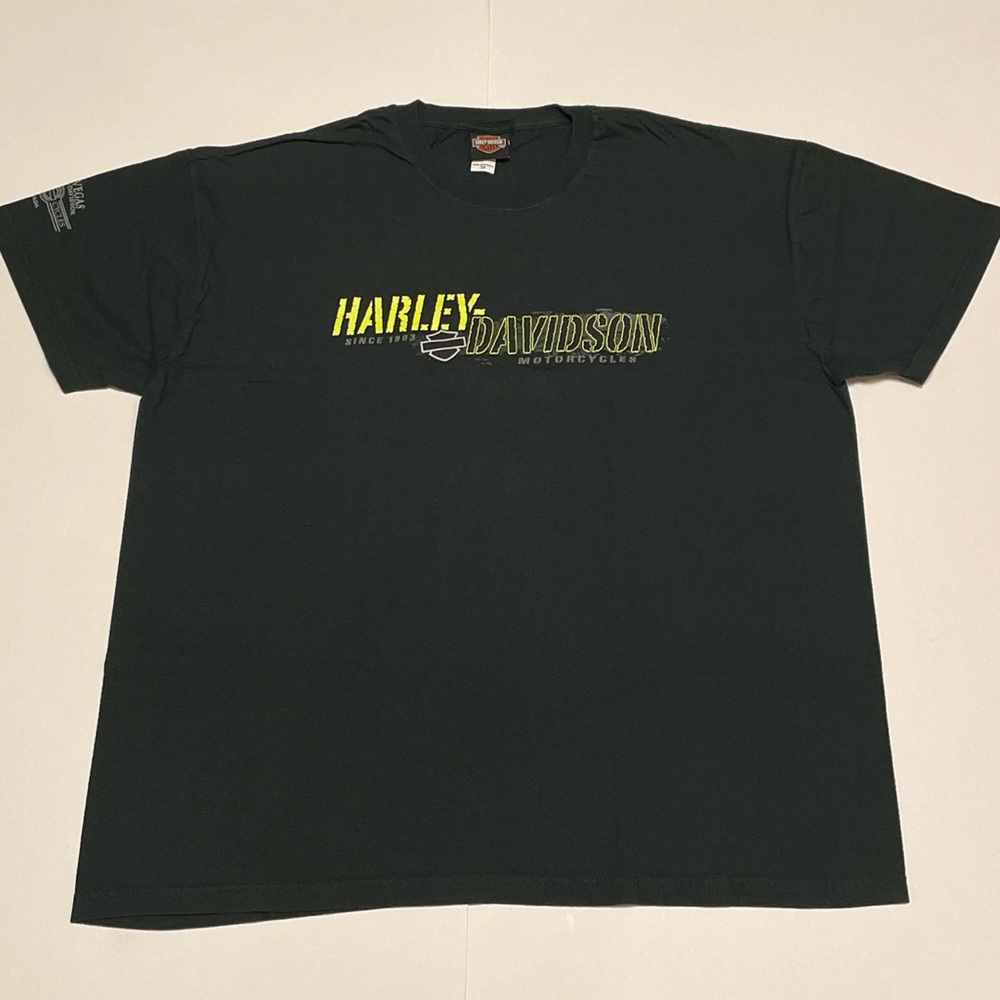 CLASSIC HARLEY DAVIDSON SPELLOUT T SHIRT (XXL)